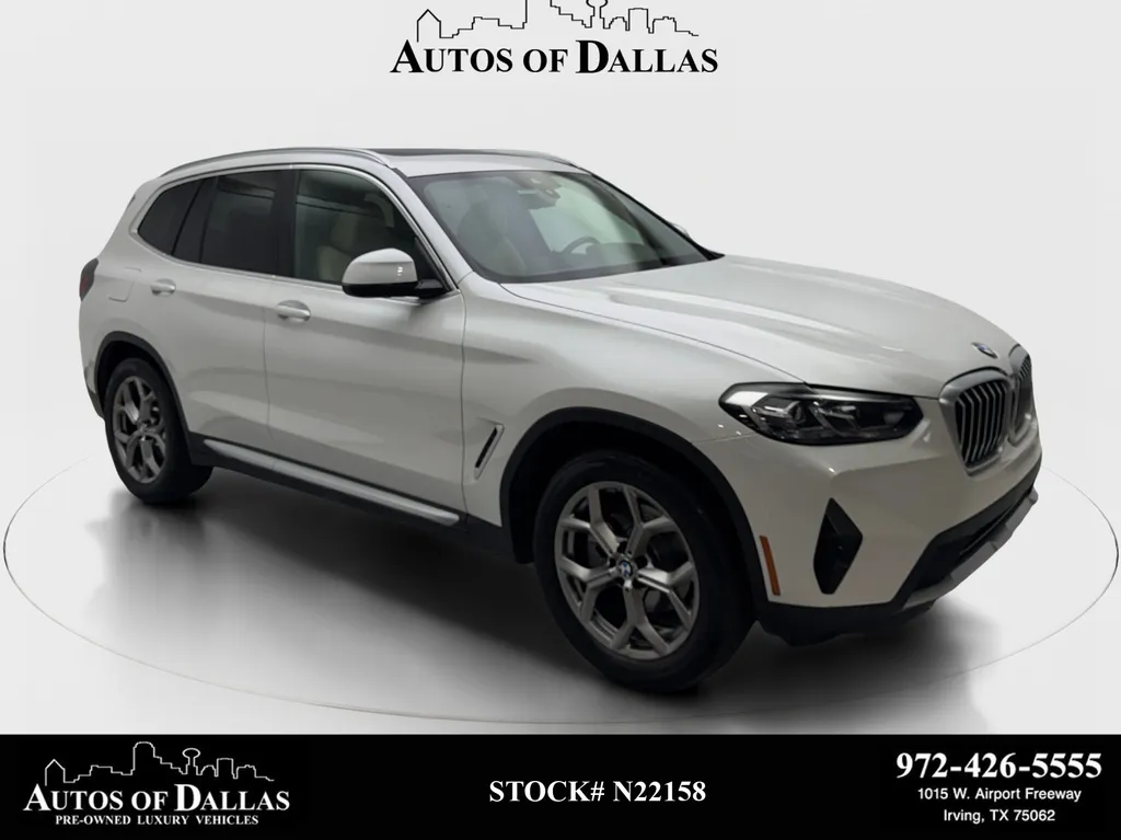 White 2022 BMW X3 xDrive30i for sale in Irving, TX