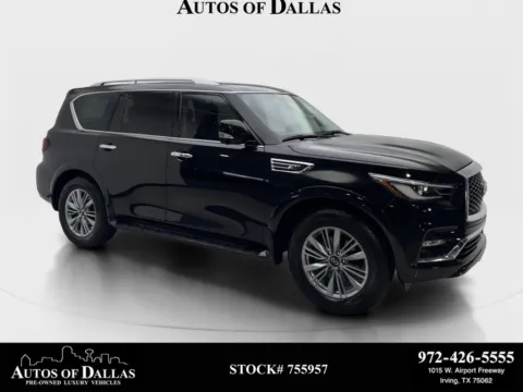 Photos of 2023 INFINITI QX80 LUXE for sale in Irving, TX at Autos of Dallas - Irving