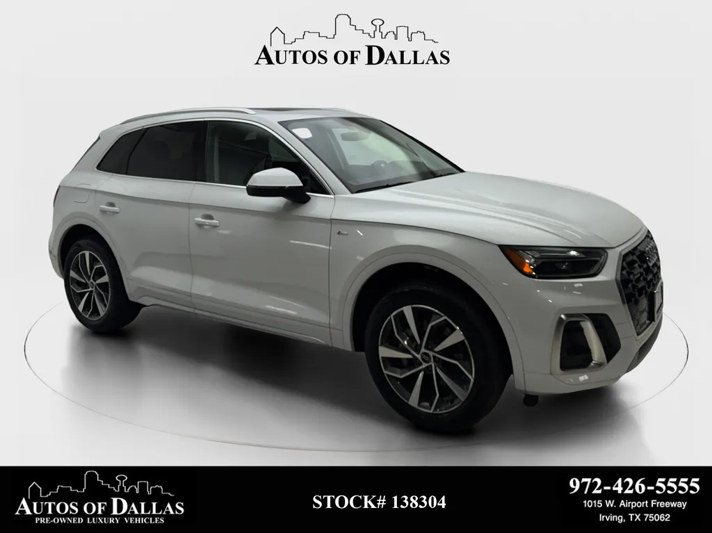 2023 Audi Q5 45 S line Premium CAM,PANO,HTD STS,BLIND SPOT