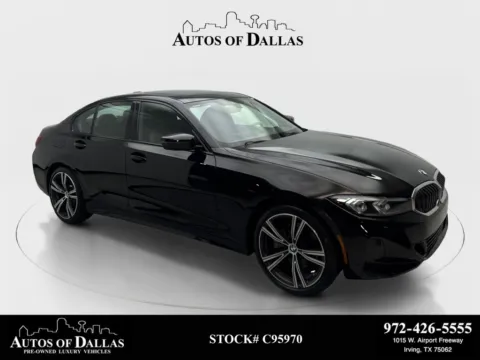 Black 2023 BMW 3 Series 330i SPORT LINE,NAV,CAM,SUNROOF,BLIND SPOT for sale in Irving, TX