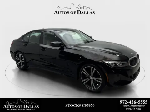 Black 2023 BMW 3 Series 330i SPORT LINE,NAV,CAM,SUNROOF,BLIND SPOT for sale in Irving, TX