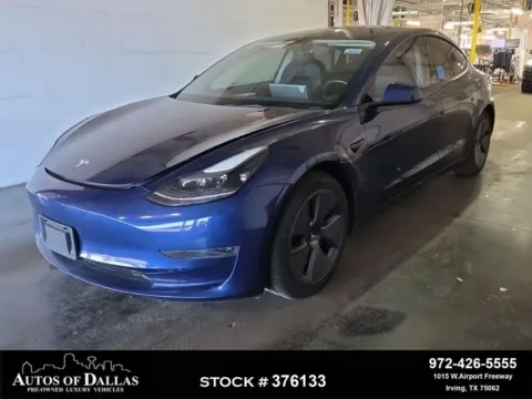 Photos of 2022 Tesla Model 3 NAV,CAM,PANO,HTD STS,BLIND SPOT for sale in Irving, TX at Autos of Dallas - Irving