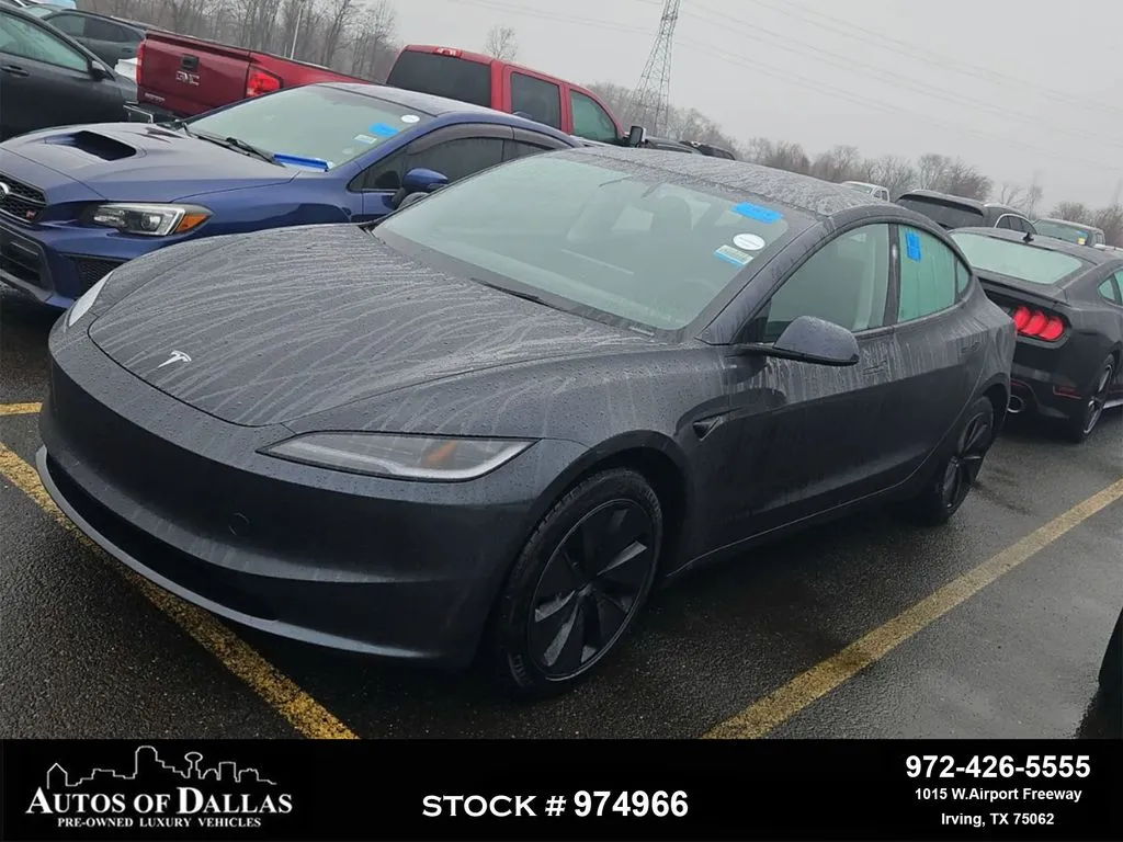 Blue 2025 Tesla Model 3 Long Range NAV,CAM,PANO,HTD STS,BLIND SPOT for sale in Irving, TX