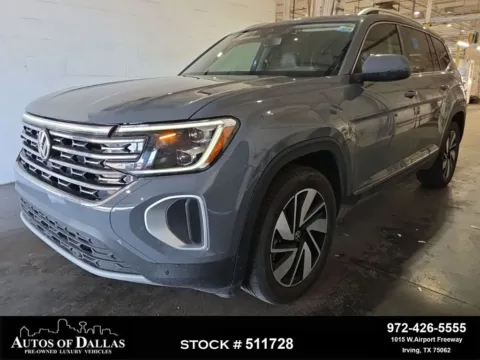Photos of 2025 Volkswagen Atlas 2.0T SEL NAV,CAM,PANO,HTD STS,BLIND SPOT,3RD ROW for sale in Irving, TX at Autos of Dallas - Irving