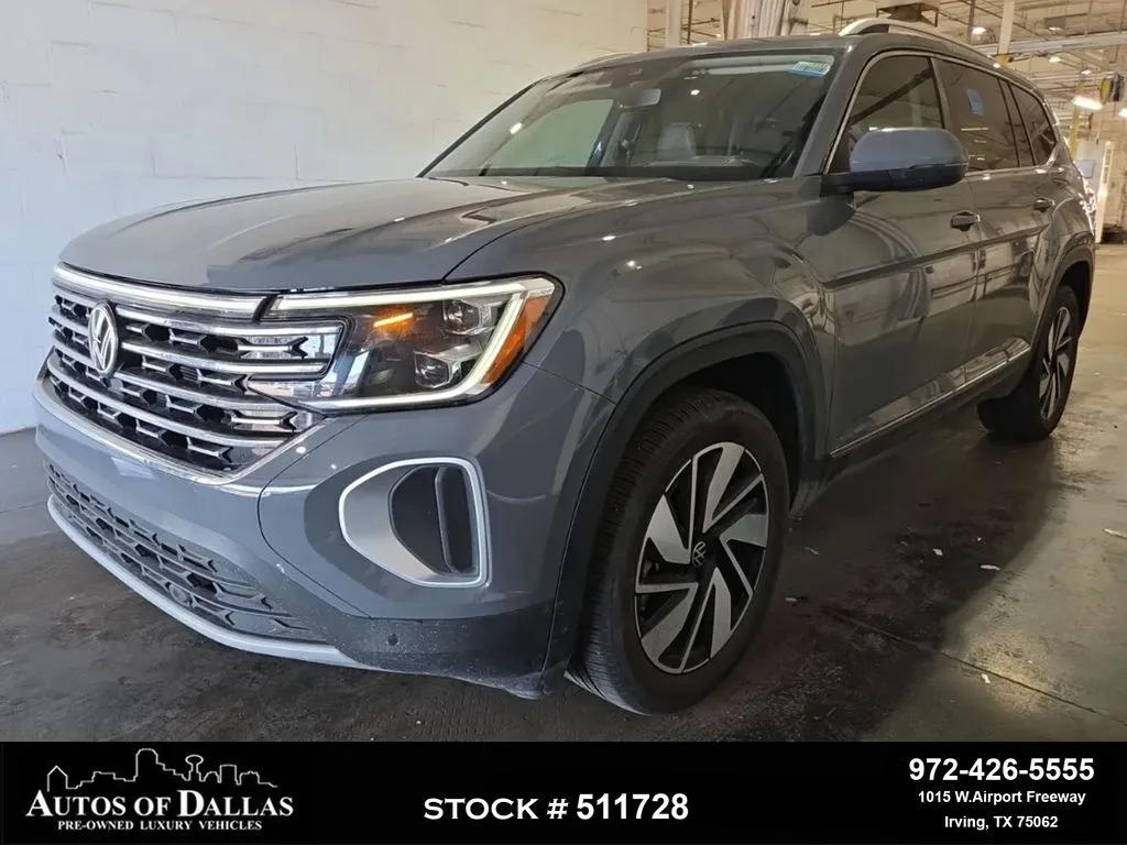 Red 2025 Volkswagen Atlas 2.0T SEL NAV,CAM,PANO,HTD STS,BLIND SPOT,3RD ROW for sale in Irving, TX