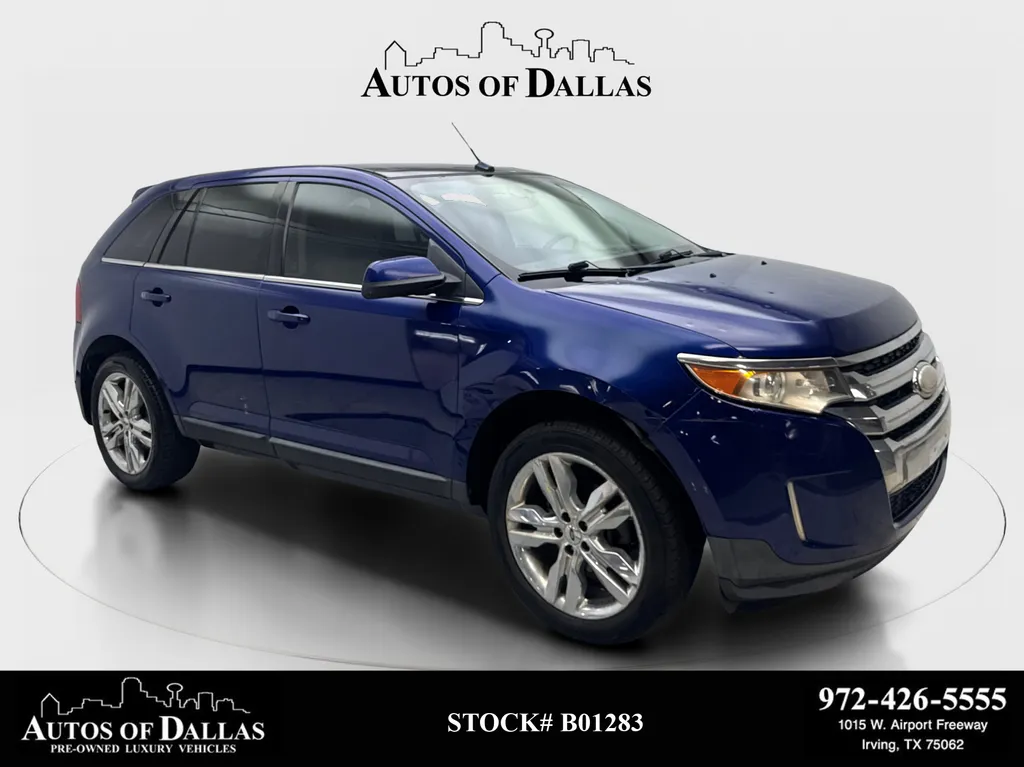 Blue 2013 Ford Edge Limited for sale in Irving, TX