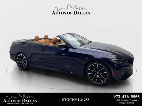 Blue 2023 BMW 4 Series 430i for sale in Irving, TX