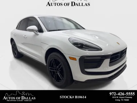 White 2023 Porsche Macan T NAV,CAM,PANO,HTD STS,BLIND SPOT,19" WLS for sale in Irving, TX