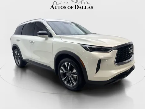 More photos of 2023 INFINITI QX60 LUXE NAV,CAM,SUNROOF,HTD STS,BLIND SPOT,3RD ROW at Autos of Dallas - Irving, TX