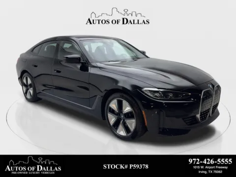 Black 2023 BMW i4 eDrive35 NAV,CAM,SUNROOF,HTD STS,BLIND SPOT for sale in Irving, TX