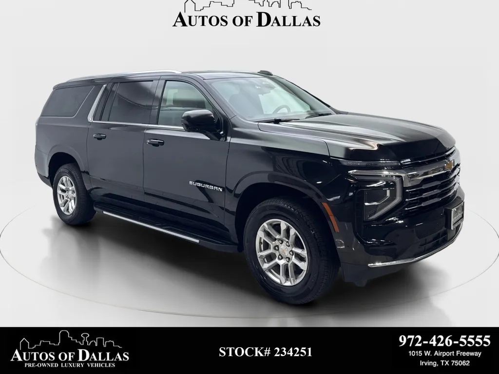 Black 2025 Chevrolet Suburban LT for sale in Irving, TX