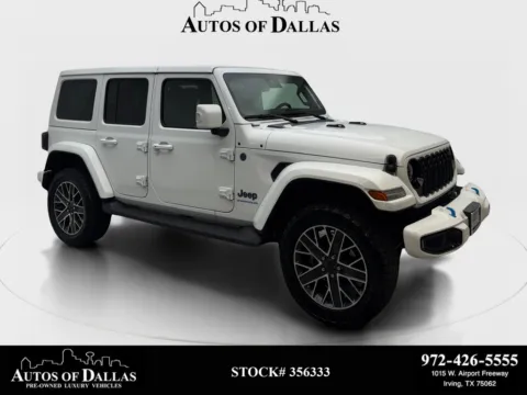 White 2024 Jeep Wrangler High Altitude 4xe for sale in Irving, TX