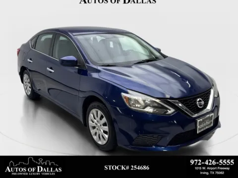 Blue 2019 Nissan Sentra S for sale in Irving, TX