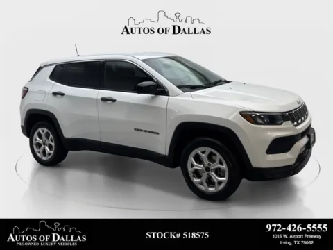 White 2025 Jeep Compass Sport for sale in Irving, TX