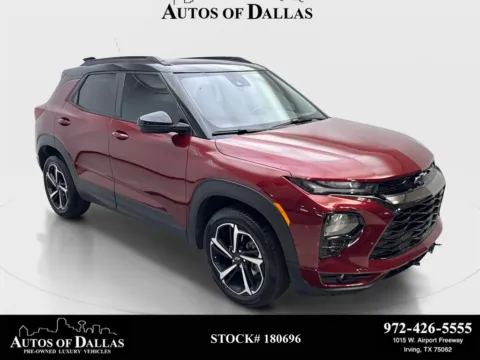 Red 2023 Chevrolet TrailBlazer RS for sale in Irving, TX