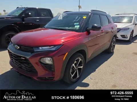 Red 2023 Chevrolet TrailBlazer RS for sale in Irving, TX