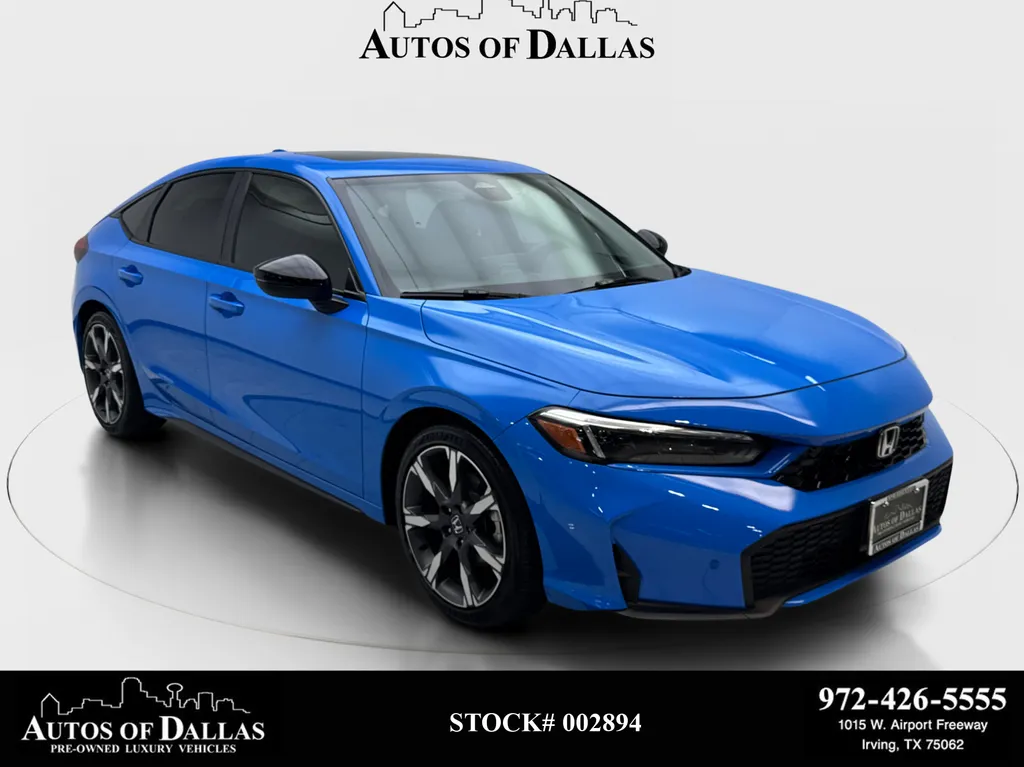 Blue 2025 Honda Civic Hybrid Sport Touring for sale in Irving, TX