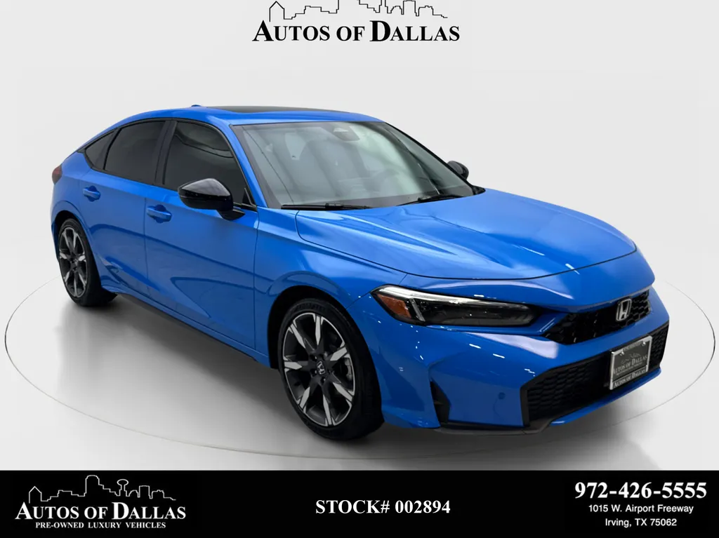 Blue 2025 Honda Civic Hybrid Sport Touring for sale in Irving, TX