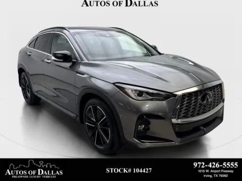 Gray 2023 INFINITI QX55 LUXE for sale in Irving, TX