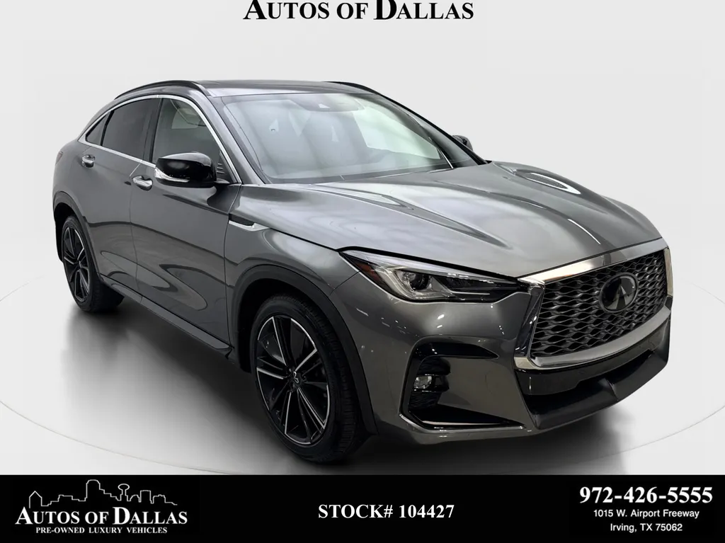 Gray 2023 INFINITI QX55 LUXE for sale in Irving, TX