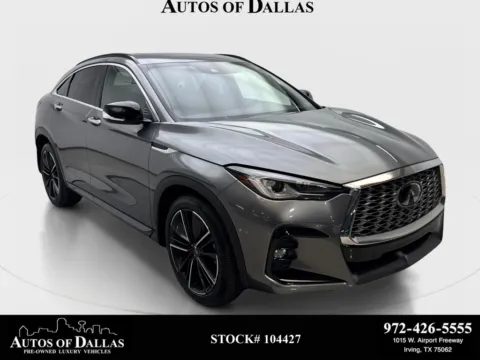 Gray 2023 INFINITI QX55 LUXE for sale in Irving, TX