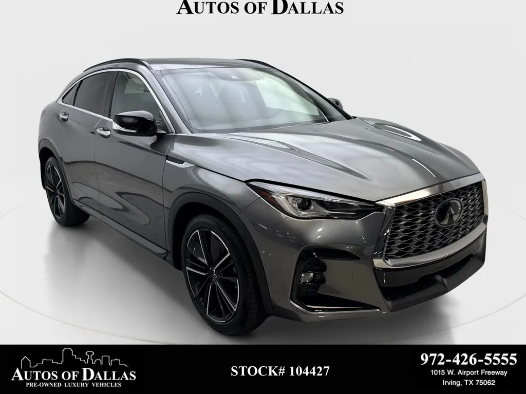 Gray 2023 INFINITI QX55 LUXE for sale in Irving, TX