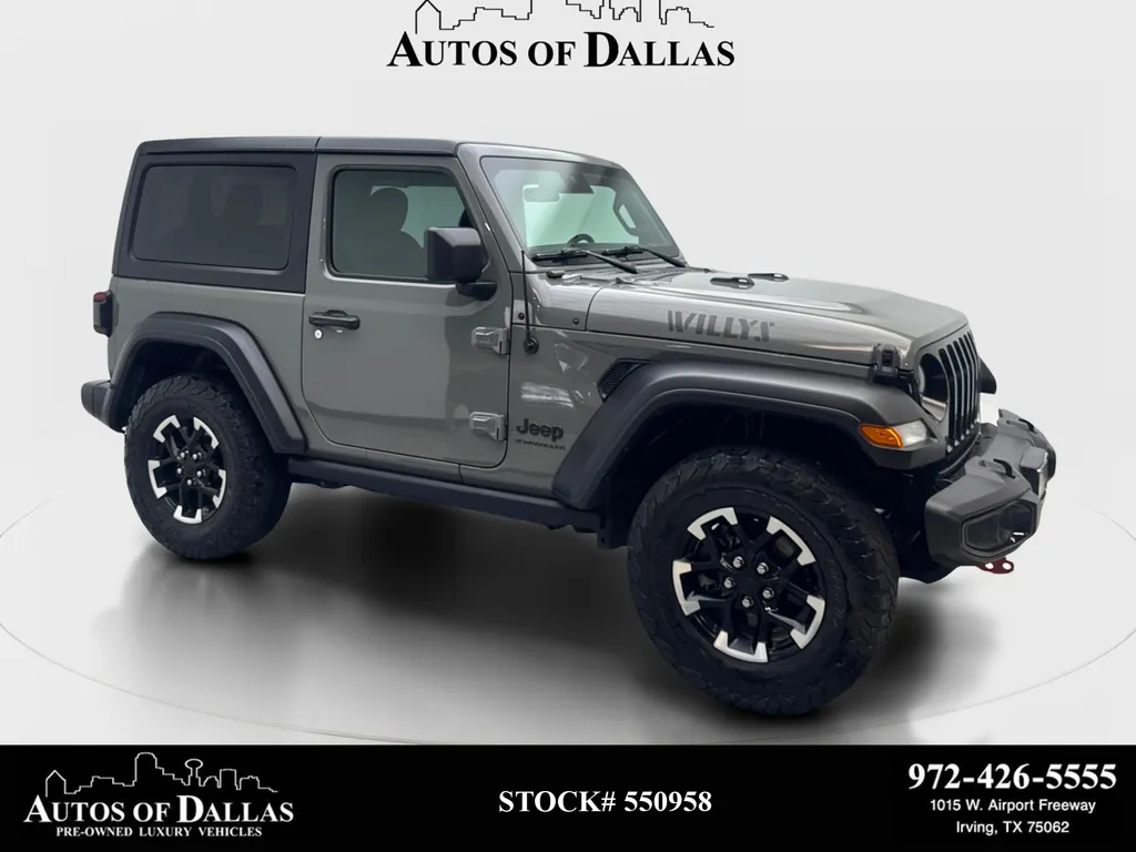 Gray 2023 Jeep Wrangler Willys for sale in Irving, TX