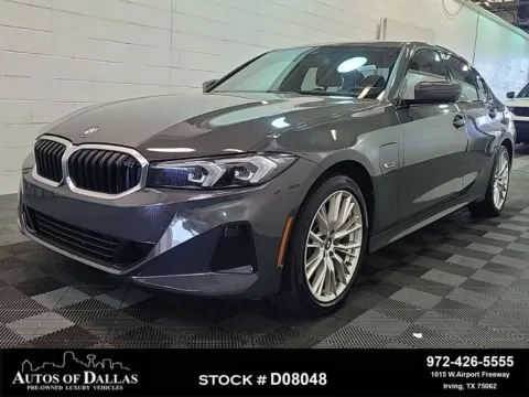 Gray 2023 BMW 3 Series 330e xDrive for sale in Irving, TX