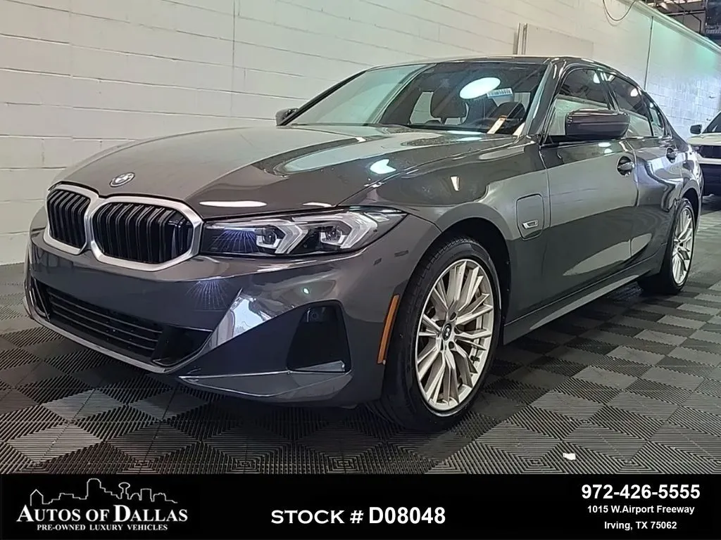 Gray 2023 BMW 3 Series 330e xDrive for sale in Irving, TX