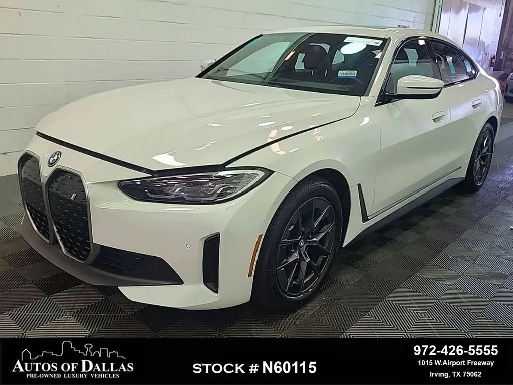 White 2023 BMW i4 eDrive40 for sale in Irving, TX