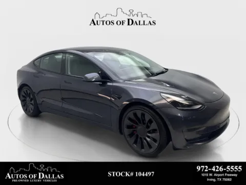 Silver 2022 Tesla Model 3 Performance for sale in Irving, TX