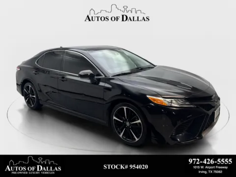 Black 2020 Toyota Camry XSE for sale in Irving, TX