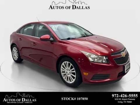 Red 2014 Chevrolet Cruze ECO for sale in Irving, TX