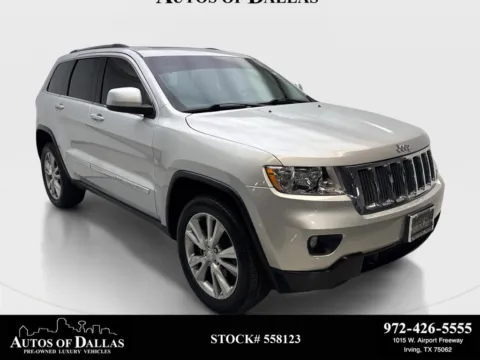 Silver 2013 Jeep Grand Cherokee Laredo for sale in Irving, TX