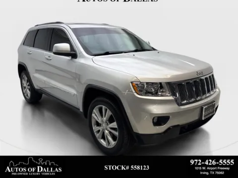 Silver 2013 Jeep Grand Cherokee Laredo for sale in Irving, TX