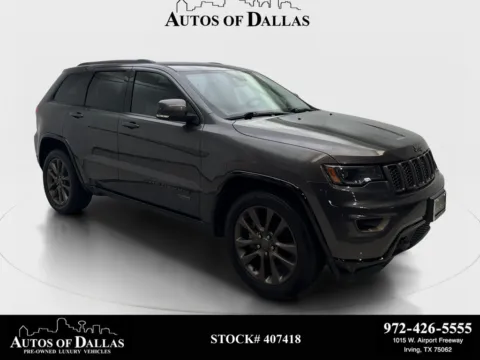 Gray 2016 Jeep Grand Cherokee Limited for sale in Irving, TX