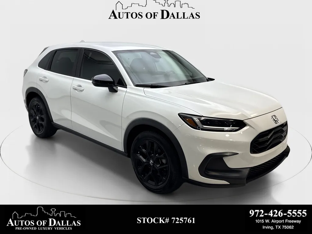 White 2023 Honda HR-V Sport for sale in Irving, TX
