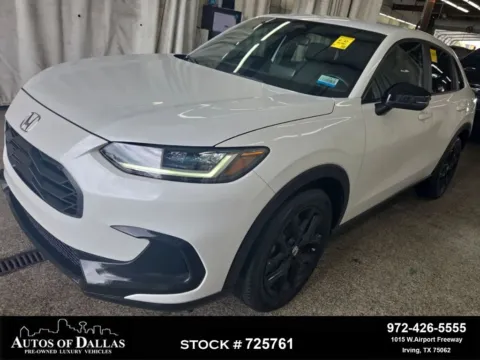 White 2023 Honda HR-V Sport for sale in Irving, TX
