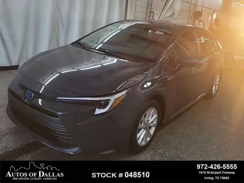 Gray 2024 Toyota Corolla Hybrid LE for sale in Irving, TX