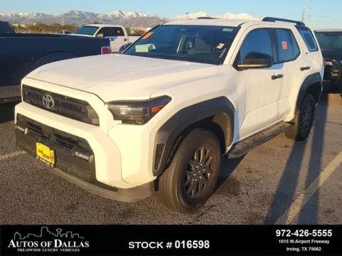 White 2025 Toyota 4Runner SR5 for sale in Irving, TX