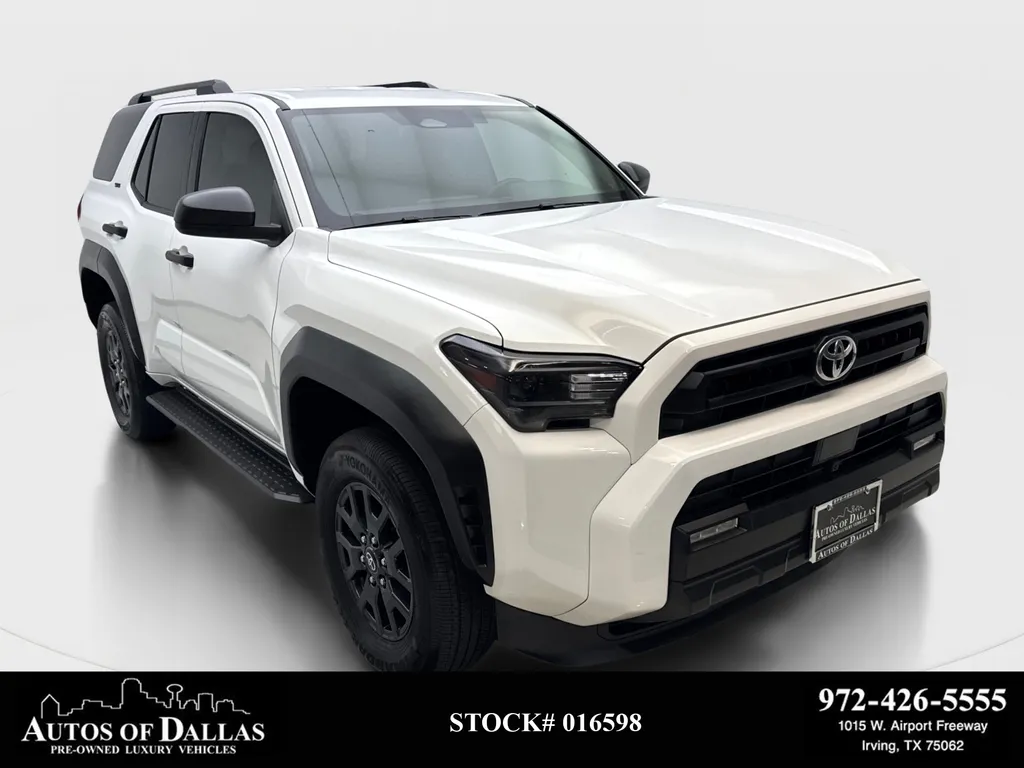 White 2025 Toyota 4Runner SR5 for sale in Irving, TX
