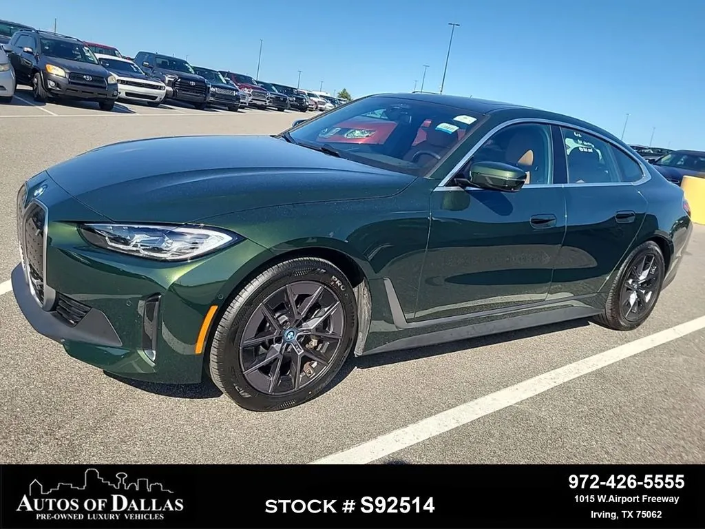 Green 2024 BMW i4 eDrive35 for sale in Irving, TX