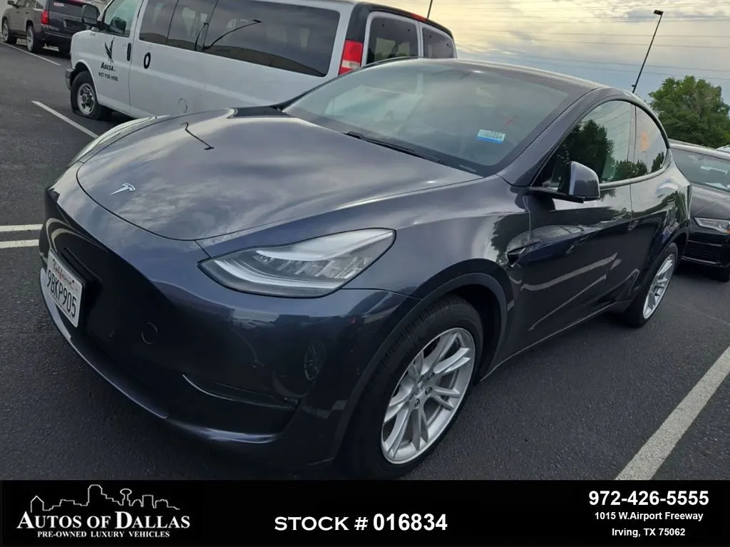 Blue 2020 Tesla Model Y Long Range for sale in Irving, TX
