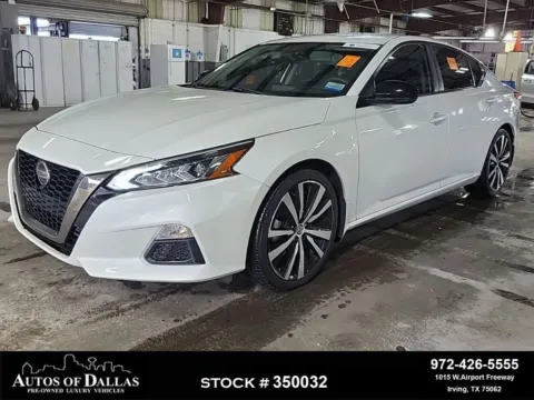White 2022 Nissan Altima 2.0 SR for sale in Irving, TX