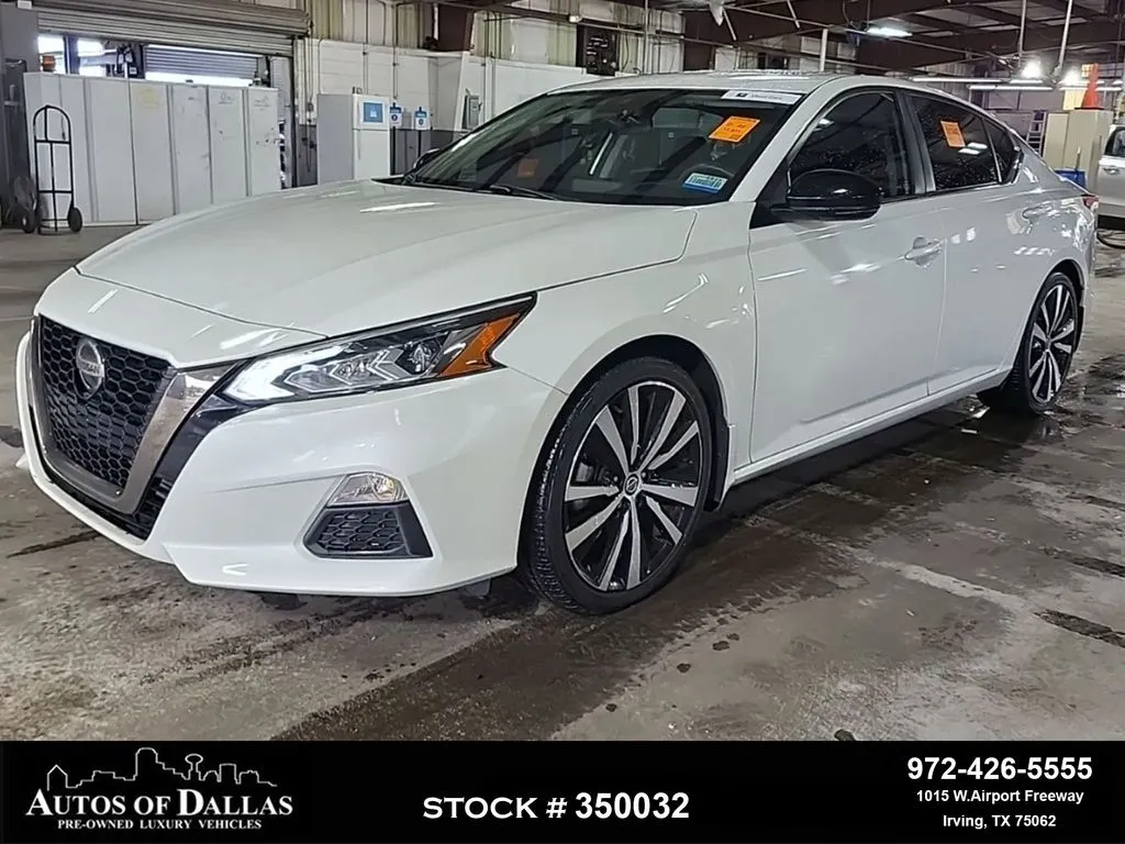 White 2022 Nissan Altima 2.0 SR for sale in Irving, TX