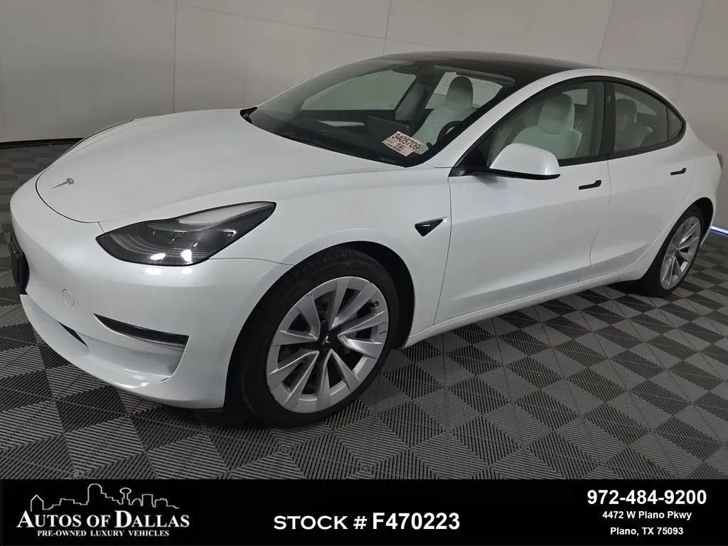 Blue 2023 Tesla Model 3 for sale in Irving, TX