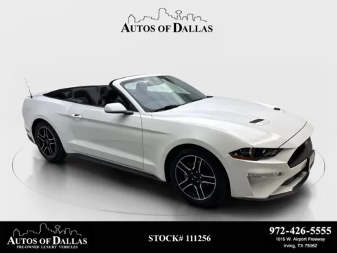 White 2023 Ford Mustang EcoBoost Premium for sale in Irving, TX
