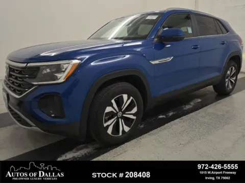 Blue 2025 Volkswagen Atlas Cross Sport 2.0T SE for sale in Irving, TX