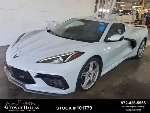 White 2021 Chevrolet Corvette Stingray for sale in Irving, TX