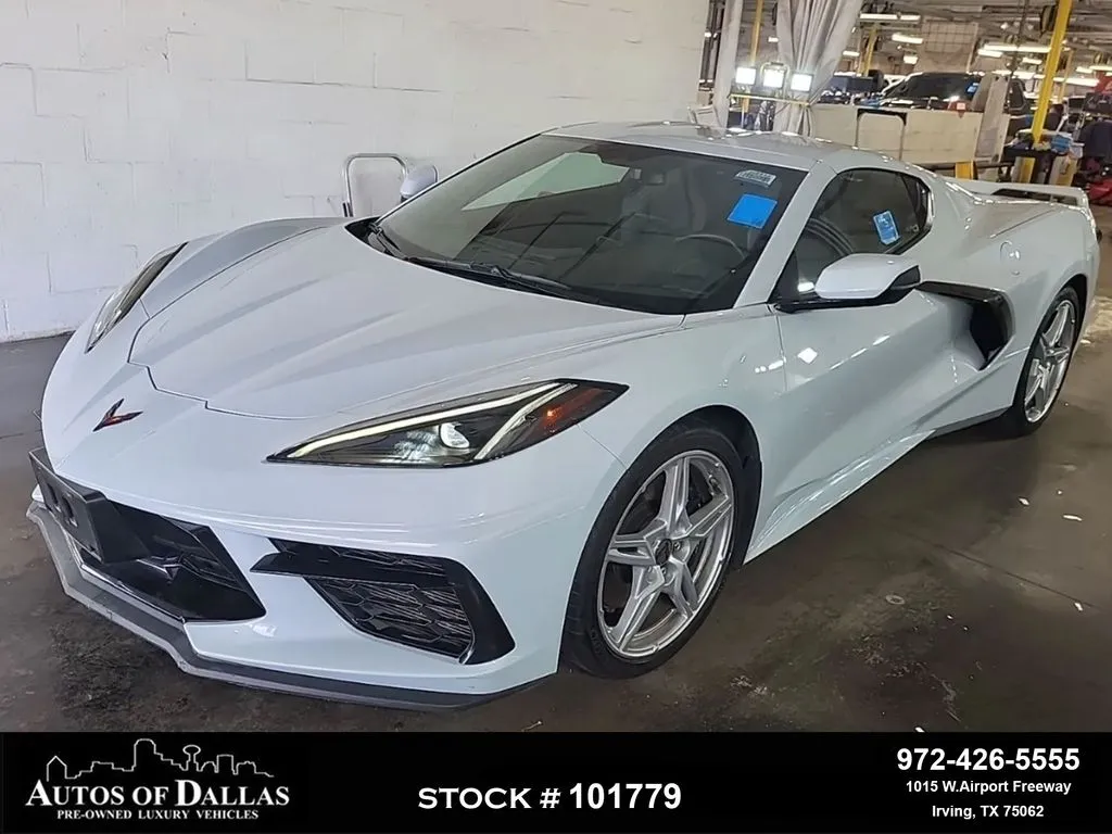 White 2021 Chevrolet Corvette Stingray for sale in Irving, TX